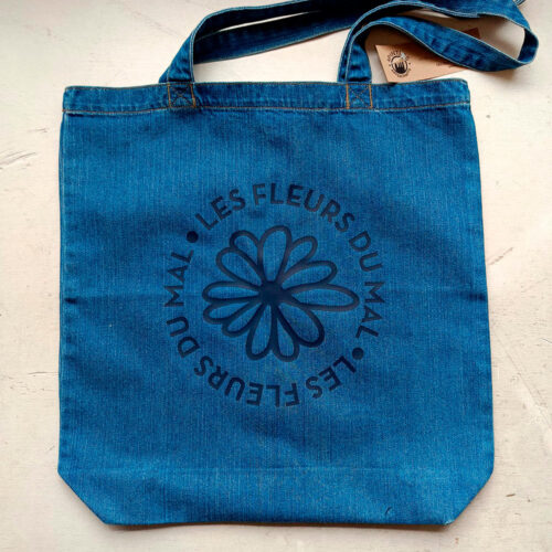 TOTE DENIM FLORES DEL MAL